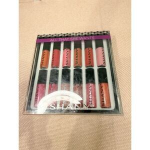 SHANY 12-Piece Mini Lip Gloss Set Travel Size Vibrant Colors